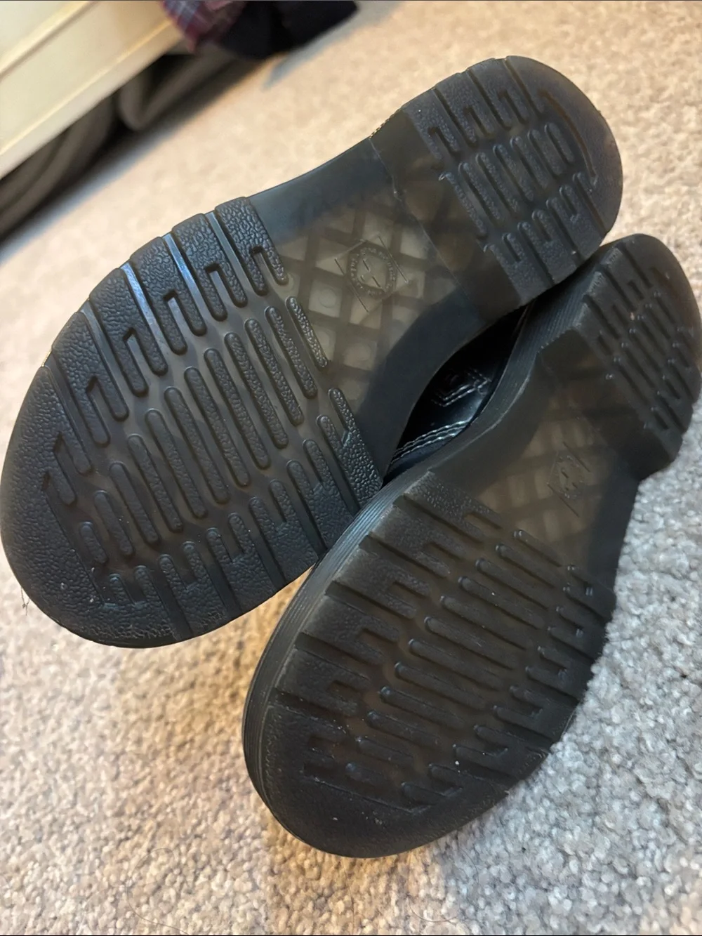 Kids Dr. Martins little kid size 13 Metallic Gray Lace-Up Combat Boots